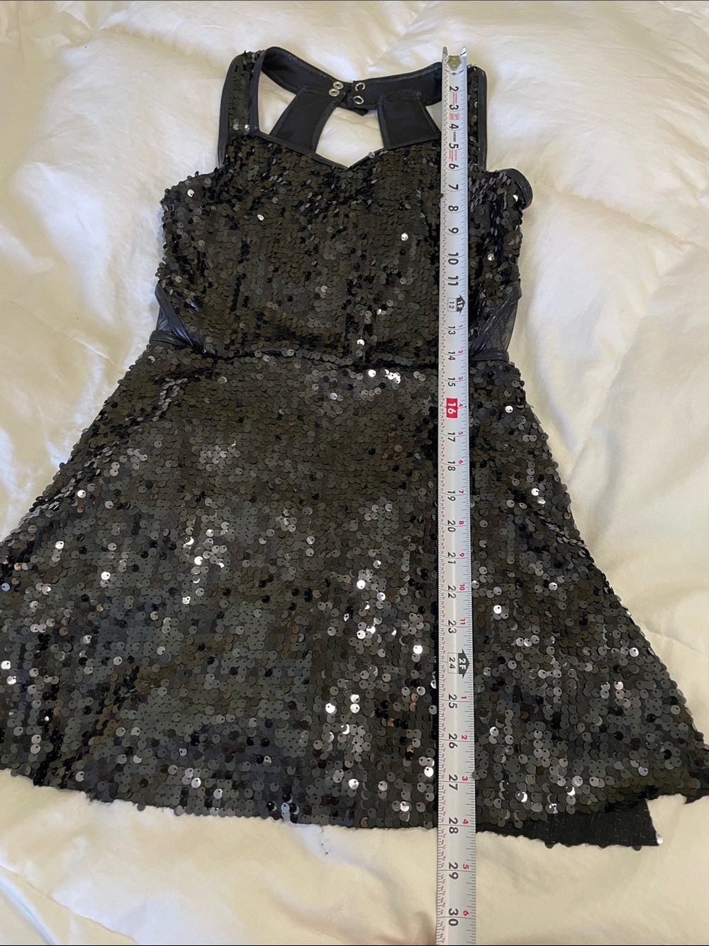 Balera | Black | Sequin | Racerback | Mini | Dancewear | Performance | Size SA - Picture 13 of 14